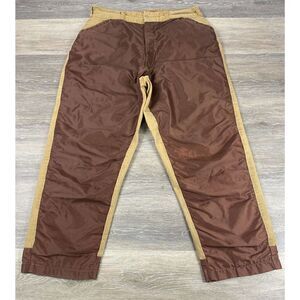 Vintage American Field Sportswear Pants Men 34x28 Canvas Brush Hunting USA Brown